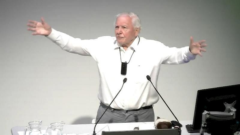 David Attenborough Gives a Closing Address