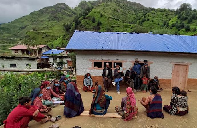 Training session on good harvesting practices of Jatamansi, Jumla district, Nepal © ANSAB