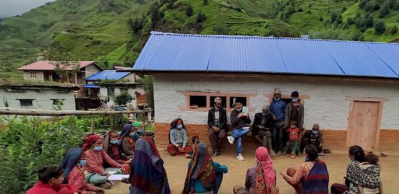 Training session on good harvesting practices of Jatamansi credit: ANSAB