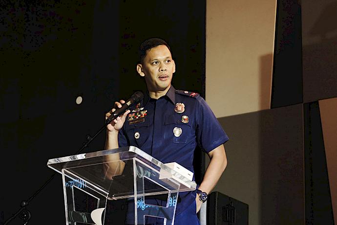 Taken during PMAJ Alcantara Jr.’s speech after his recognition as winner